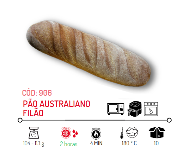 Pão Australiano - Caixa 2,7kg